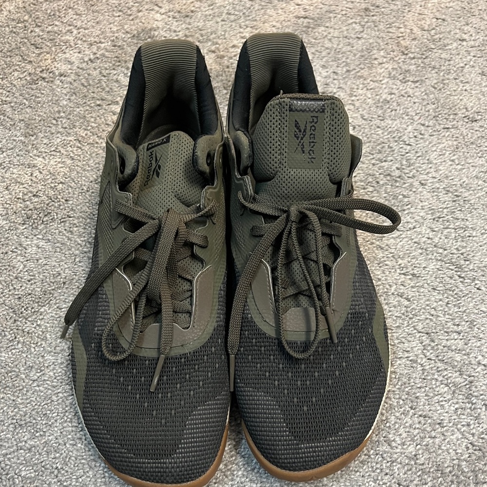Men’s Reebok Sneakers. Size 13. Olive Green/Dark Grey/Black